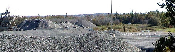 View of the Quarry Opposite the Carp Road Landfill