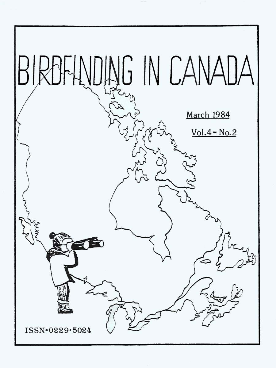 Birdfinding in Canada Mar. 1984 Cover