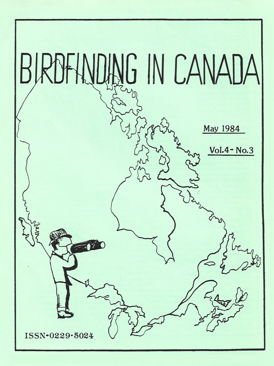 Birdfinding in Canada May 1984 Cover
