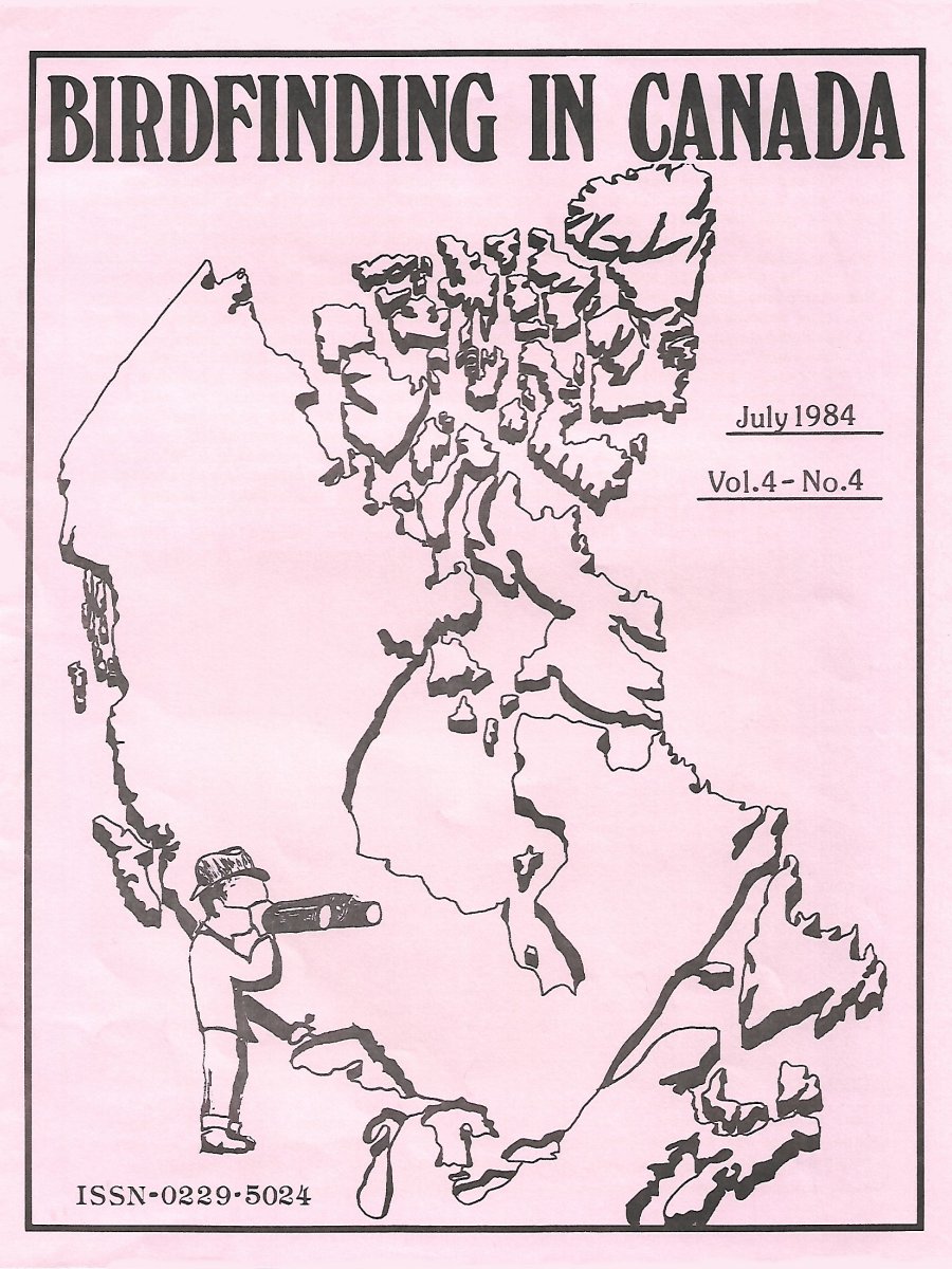 Birdfinding in Canada Jul. 1984 Cover