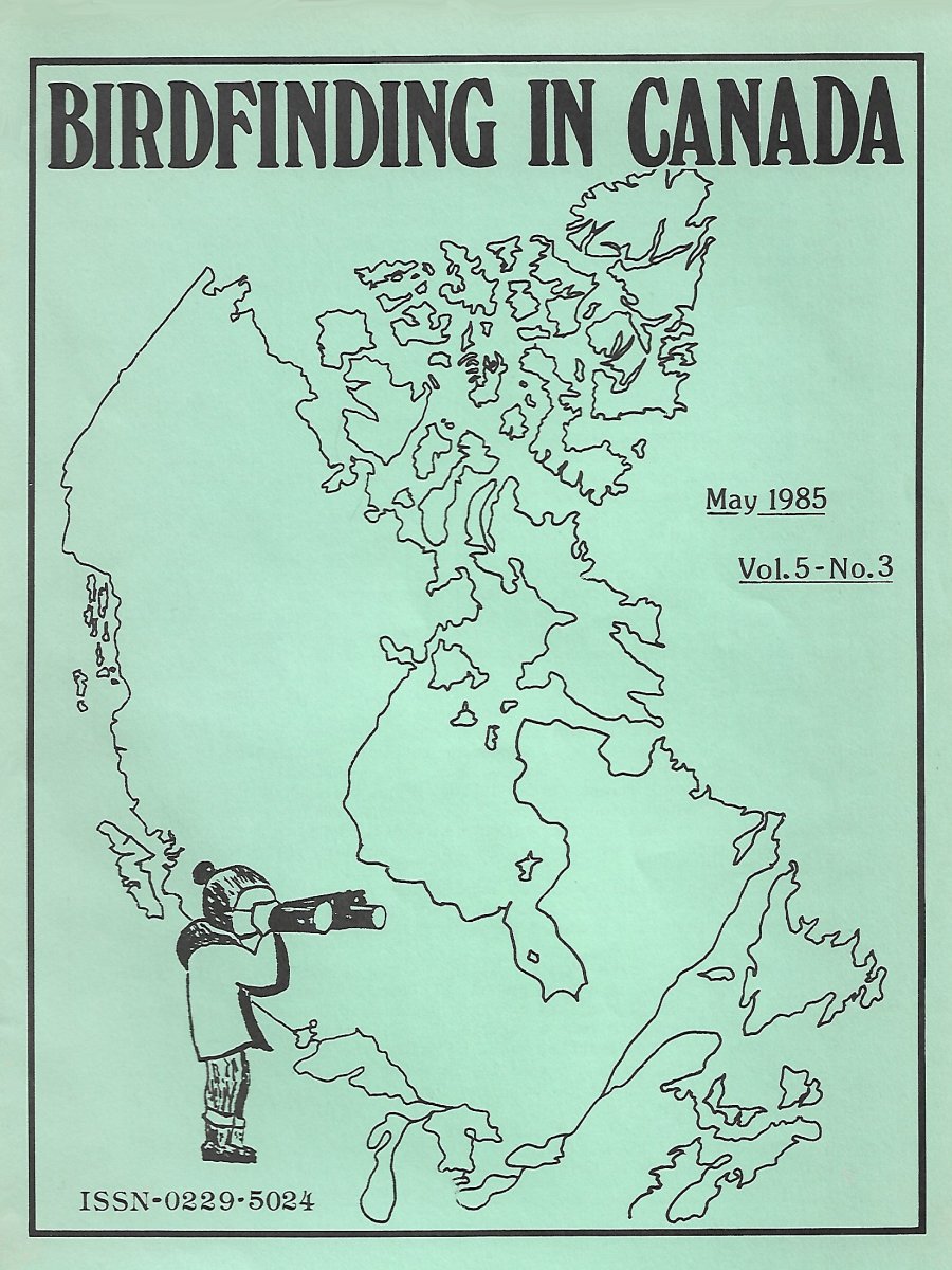 Birdfinding in Canada May 1985 Cover