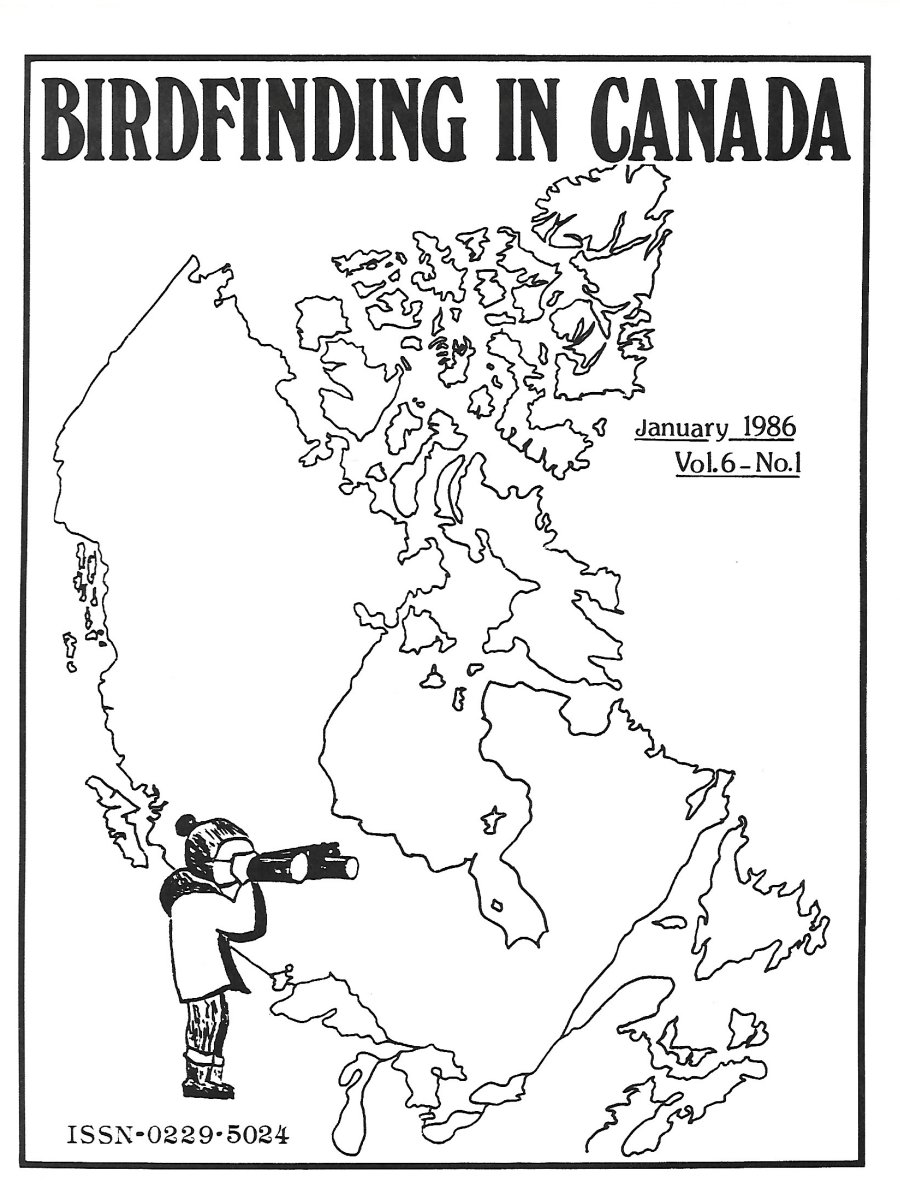 Birdfinding in Canada Jan. 1986 Cover