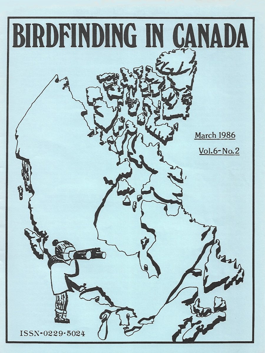 Birdfinding in Canada Mar. 1986 Cover