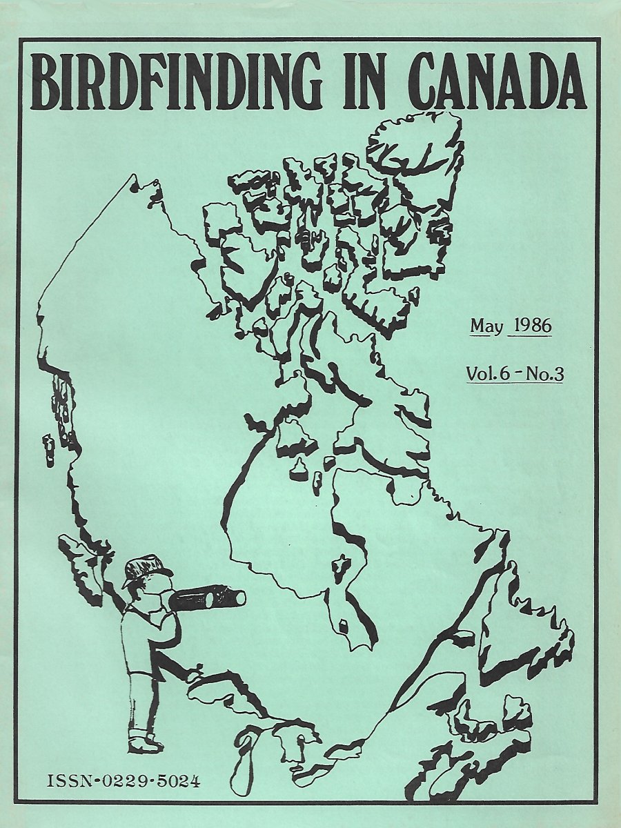 Birdfinding in Canada May 1986 Cover