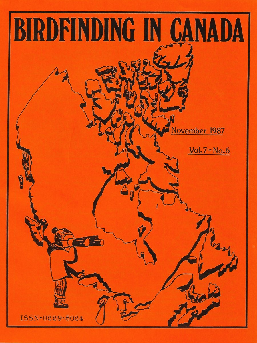 Birdfinding in Canada Nov. 1987 Cover
