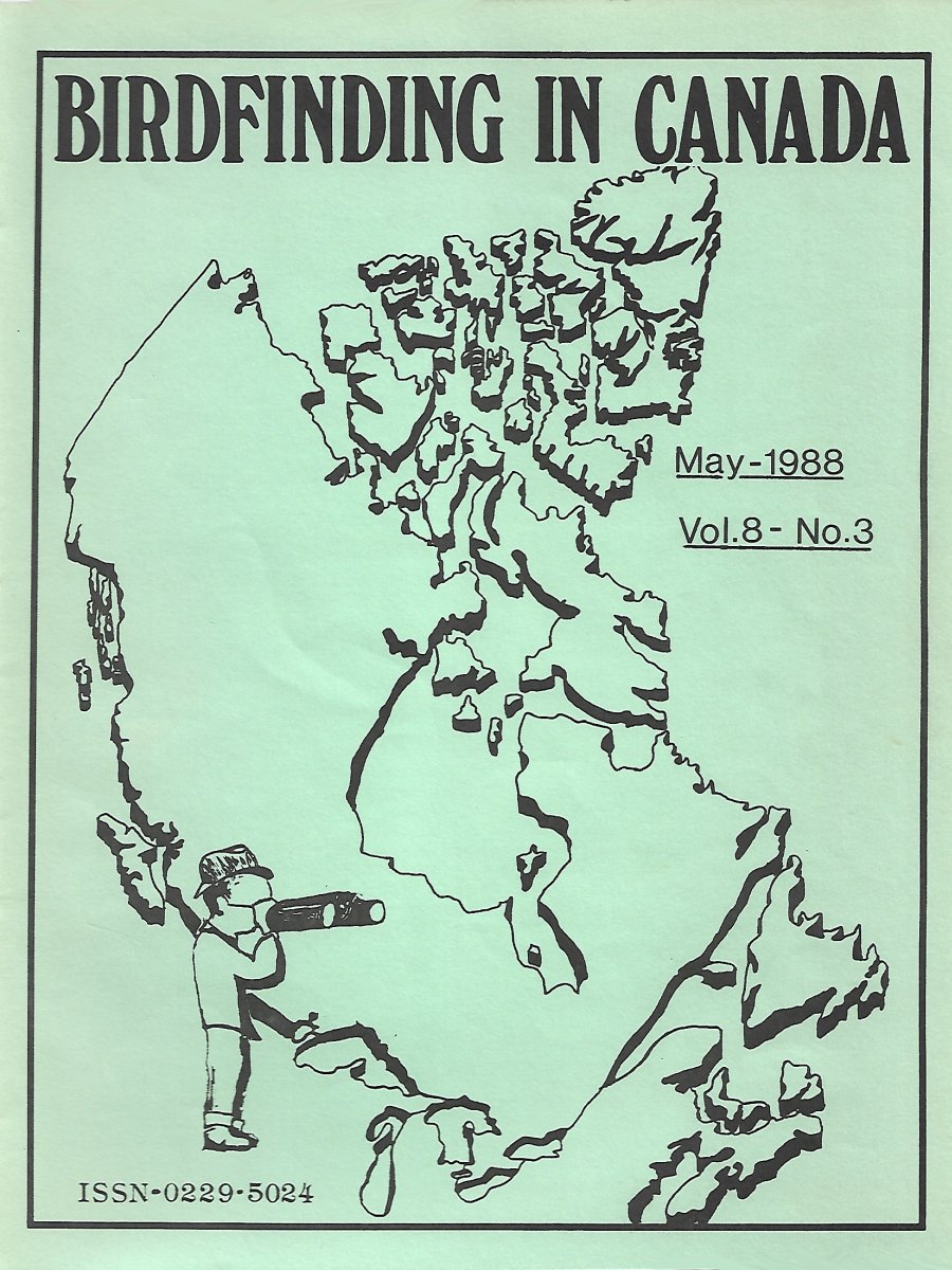 Birdfinding in Canada May 1988 Cover