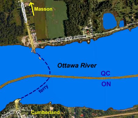 MS Virtual Satellite Map of Masson Ferry Dock