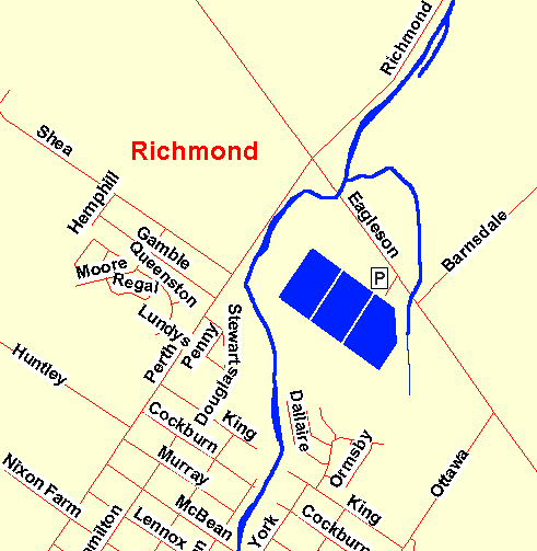Map of Richmond Lagoons