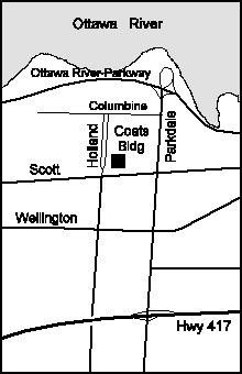 Map of Coats Building area
