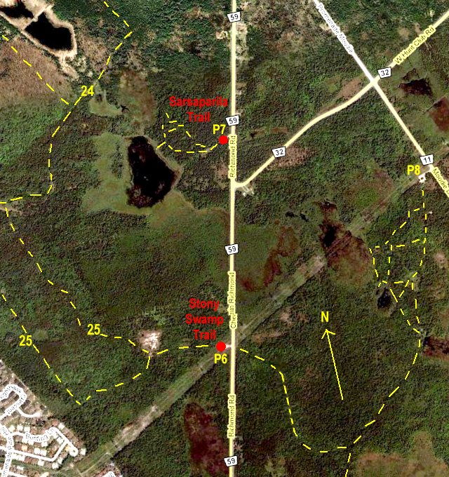 Stony Swamp Trail Map Neilyworld Birding Ottawa - Sw - Stony Swamp Loop - Richmond Road Trails  Page