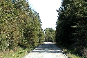 View of Conley Road near Copeland Road