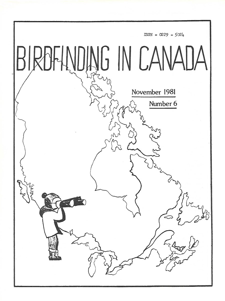 Birdfinding in Canada Nov. 1981 Cover