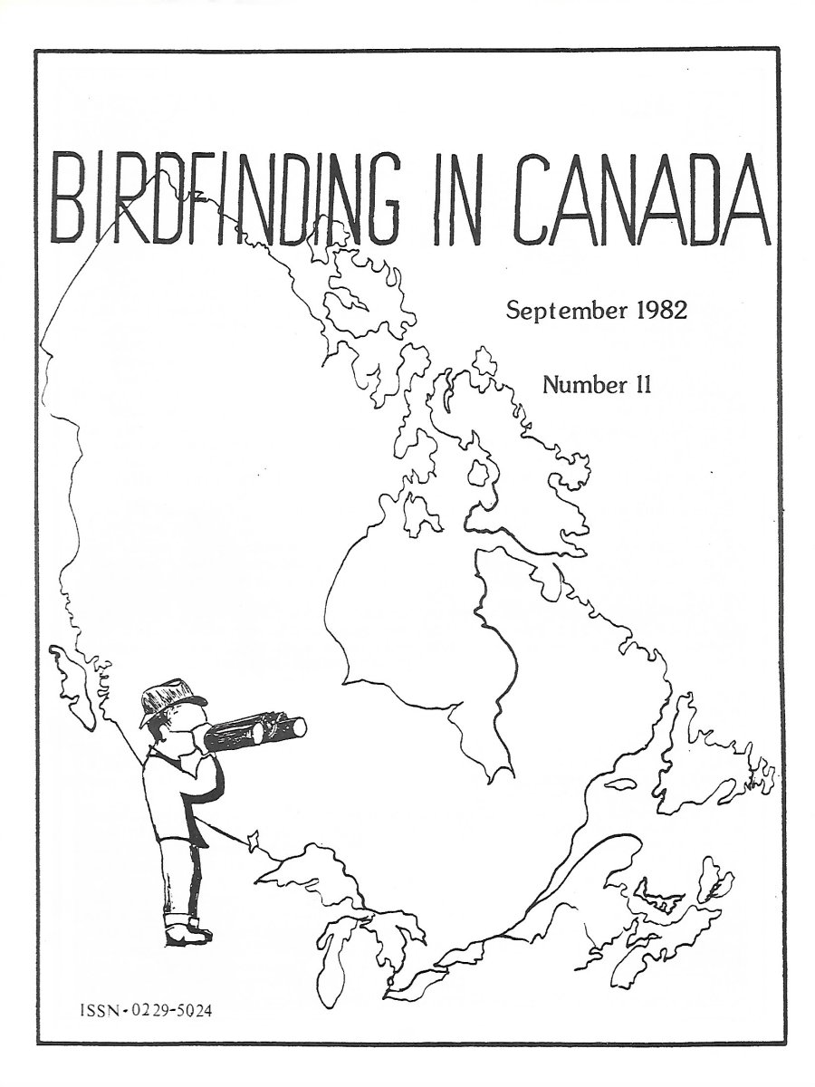 Birdfinding in Canada Sep. 1982 Cover