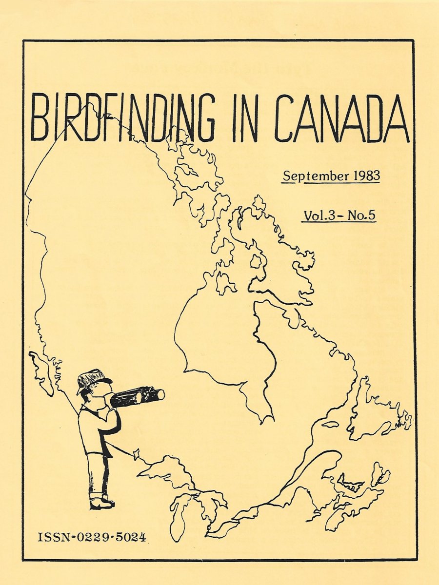 Birdfinding in Canada Sep. 1983 Cover