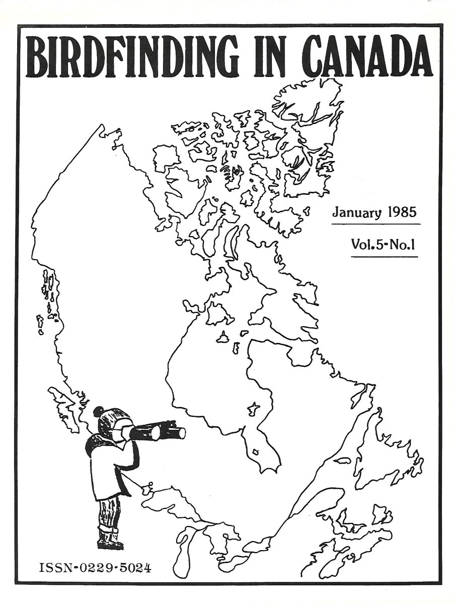 Birdfinding in Canada Jan. 1985 Cover