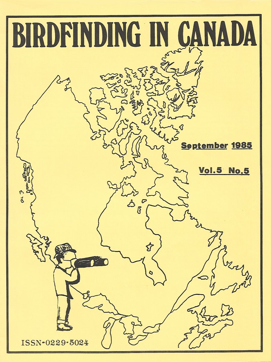 Birdfinding in Canada Sep. 1985 Cover