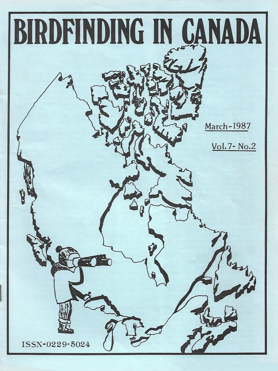 Birdfinding in Canada Mar. 1987 Cover