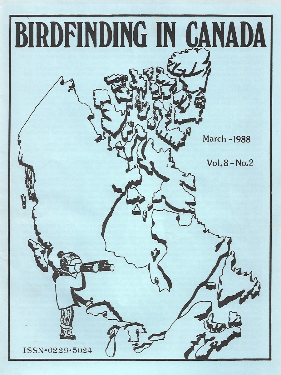 Birdfinding in Canada Mar. 1988 Cover
