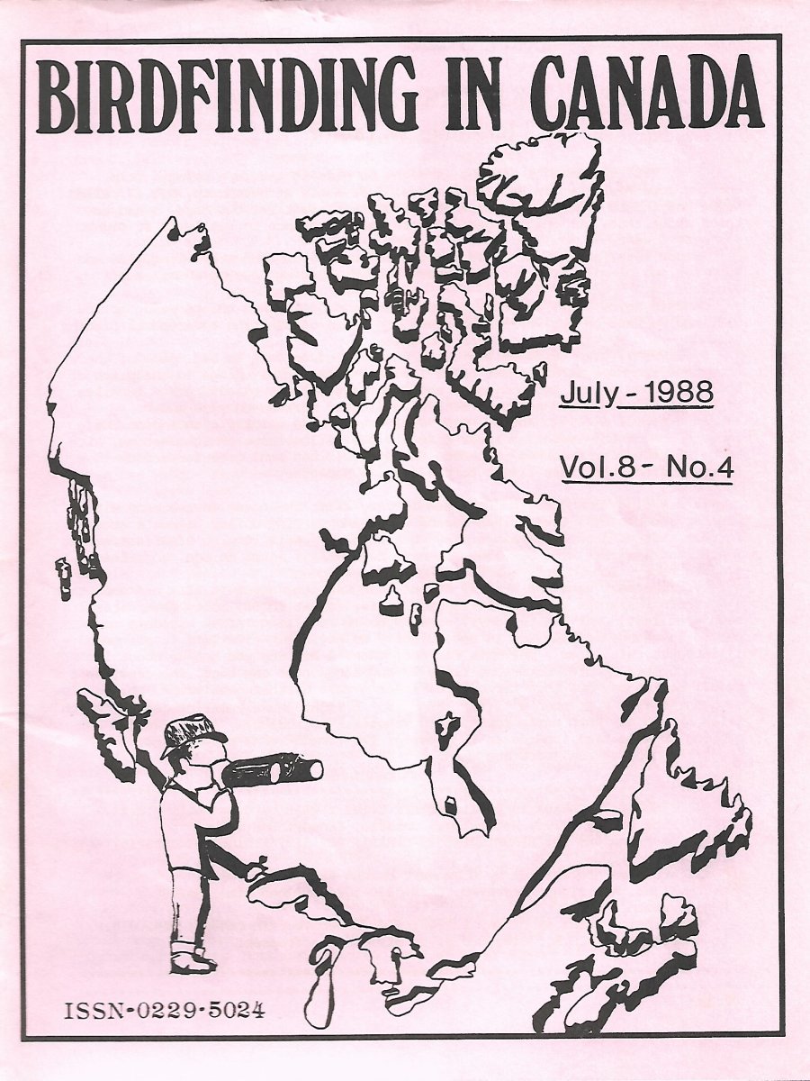 Birdfinding in Canada Jul. 1988 Cover
