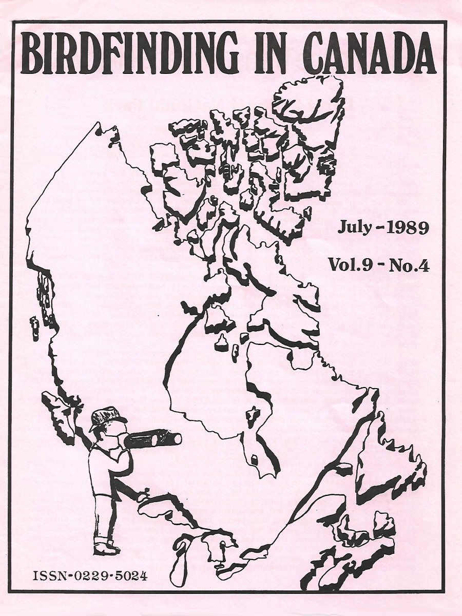 Birdfinding in Canada Jul. 1989 Cover