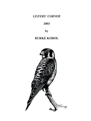 Listers' Corner 2003 Cover