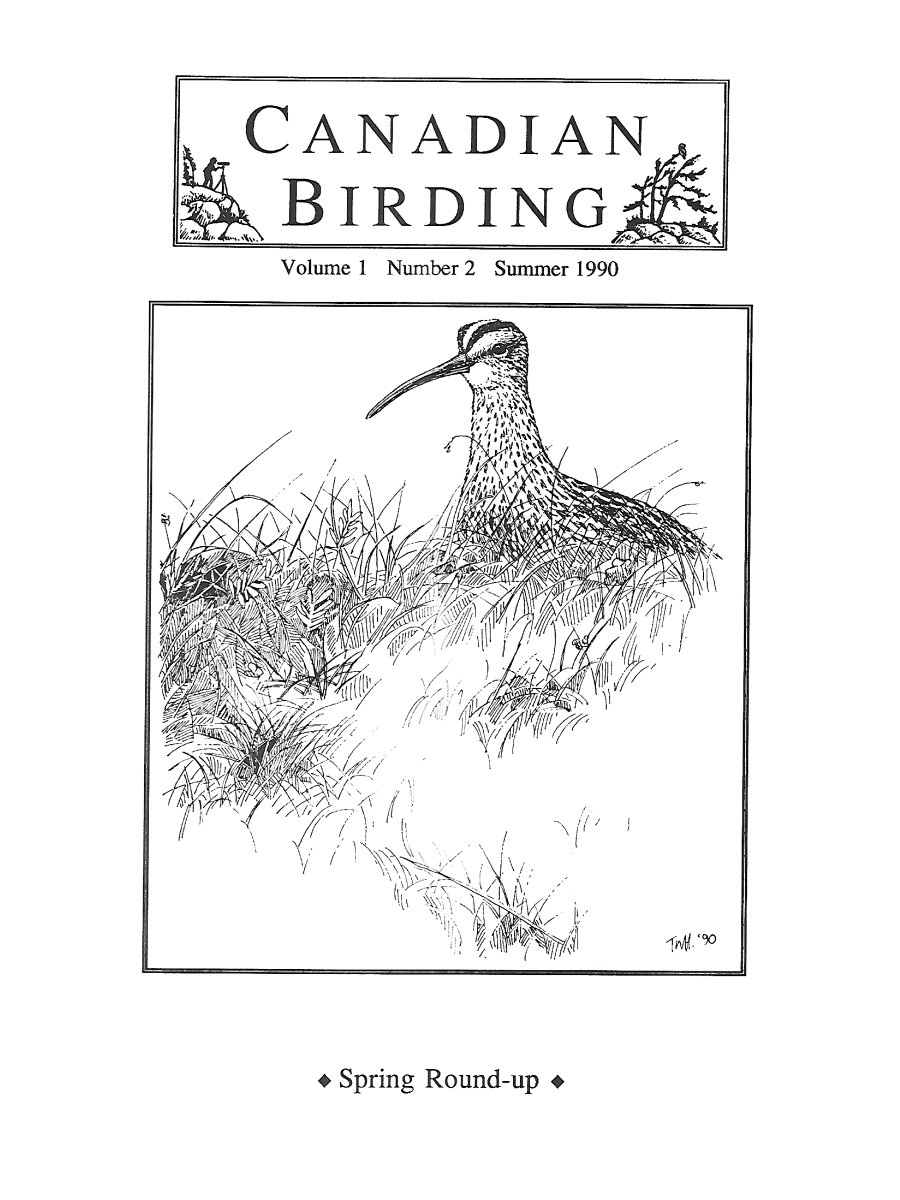 Canadian Birding Summer 1990 Cover