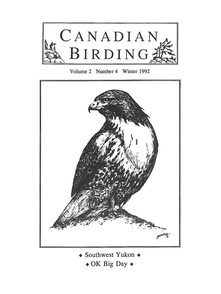 Canadian Birding Winter 1992 Cover