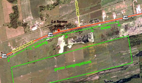 Google Satellite Map of La Ferme Soleil Area