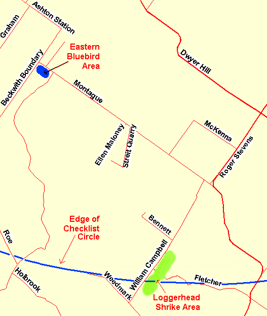Map of the William Campbell Road Area