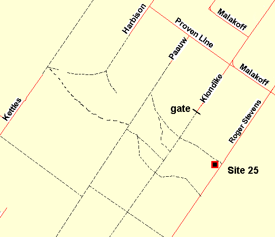 Map of the Paauw Road Area