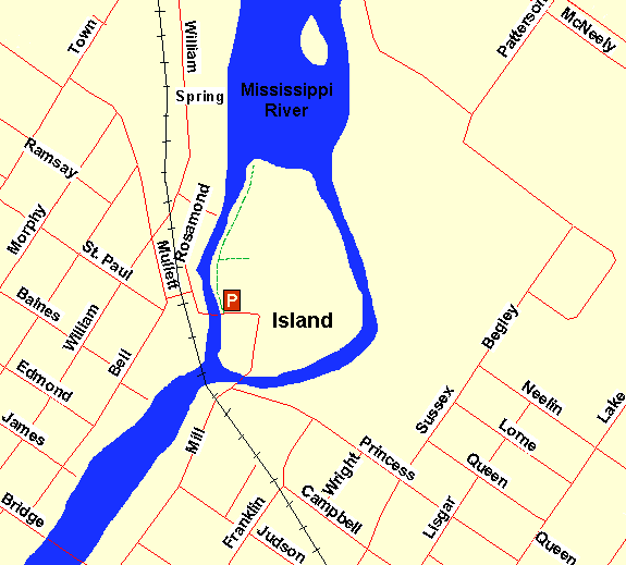 Map of Carleton Place area