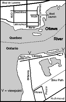 Map of Deschênes Rapids - Ontario